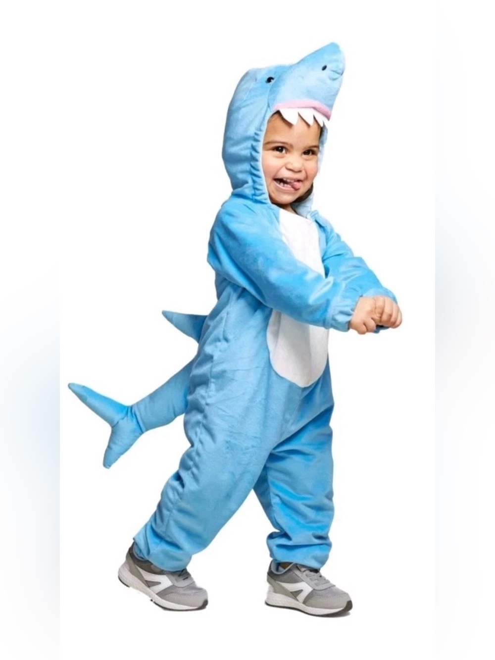 Blue Shark Toddler Costume - Kids Shark Jumpsuit